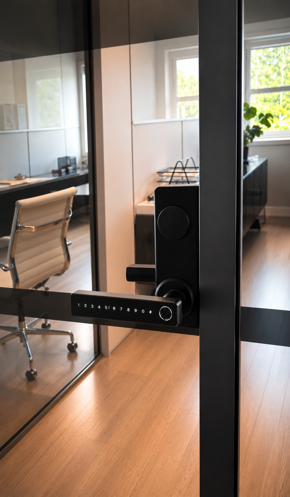 Solvotix S25 smarthåndtak for CreoNordic-dører